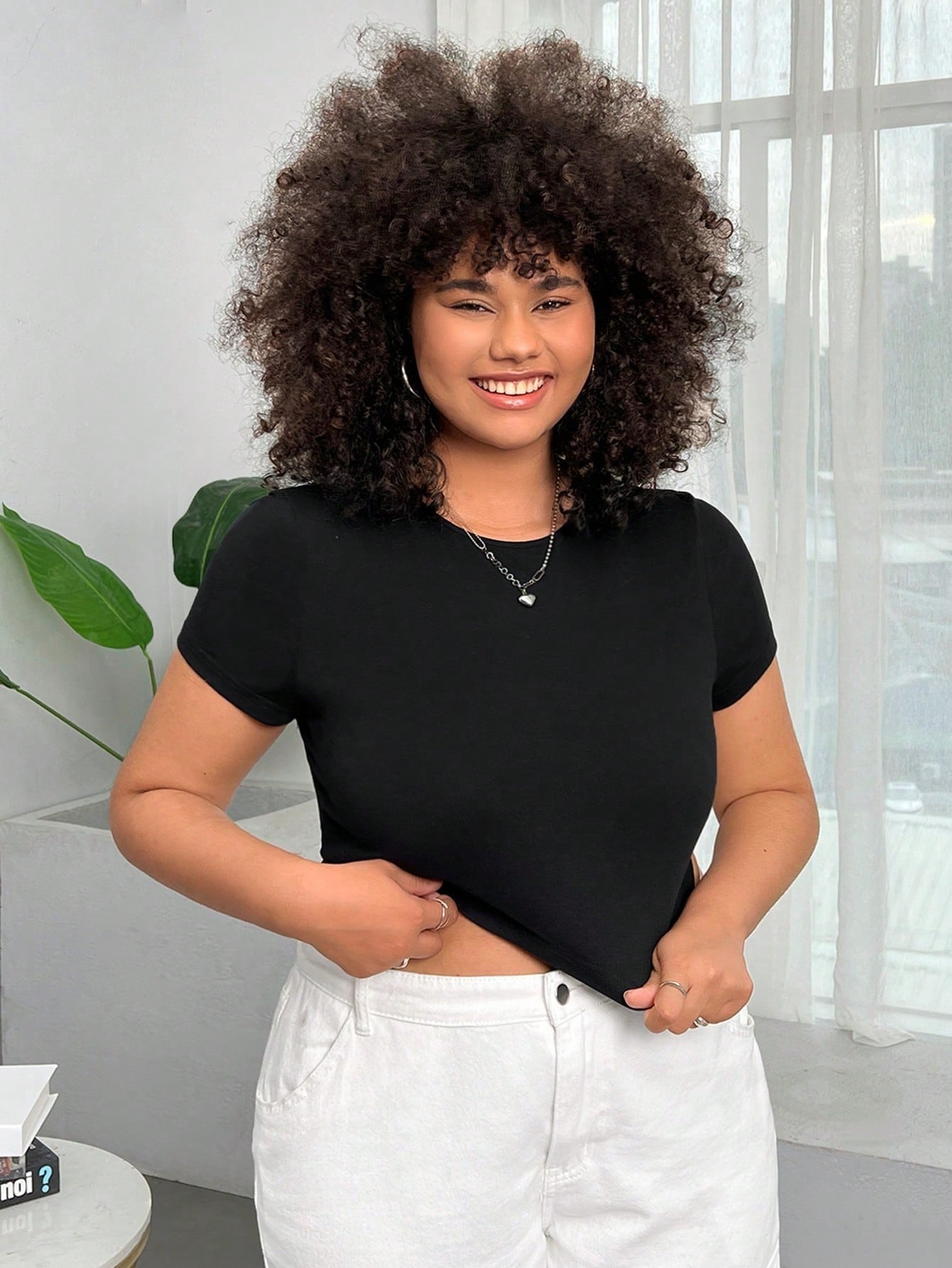 Plus Size Women Clothes Slim Fit Sexy T shirt Spring Summer Backless Solid Color Top