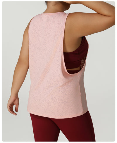 Plus Size Yoga Wear Vest Sports Yoga Wear Yoga Clothing Top Hip Covering Plump Girls Summer T shirt