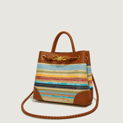 Messenger Bag Korean Niche Straw Woven Bag for Women Summer All Matching Beach Handbag