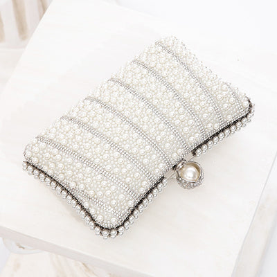 Pearl Tote Party All Match Evening Bag Chain Dinner Bag Cheongsam Clutch Women Bag