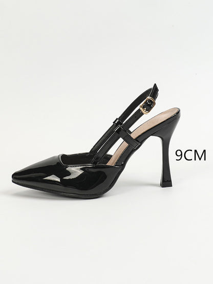 Cocktail Women Shoes Pedicure Stiletto Heel Low Cut Pointed Toe Shoes High Heels Pointed Toe Shoes