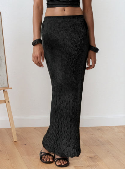 Mesh Jacquard Summer Skirt Party Elegant High Grade Slim Slimming Sheath Skirt