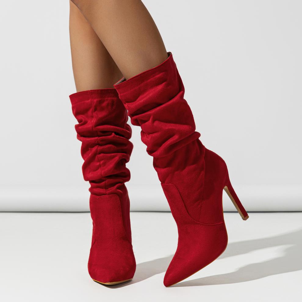Stiletto All Match Outdoor Comfortable plus Size Women Boots