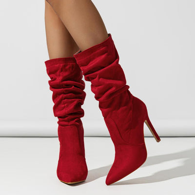 Stiletto All Match Outdoor Comfortable plus Size Women Boots