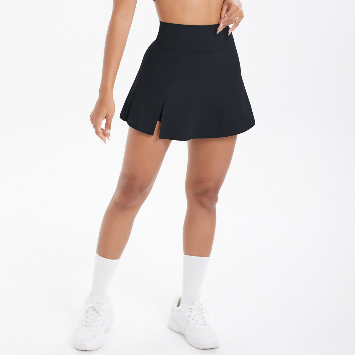 Cool Sun Protection Casual Tennis Skirt Slimming Sports Training Anti Exposure Yoga Fitness Leggings Short Skirt for Women