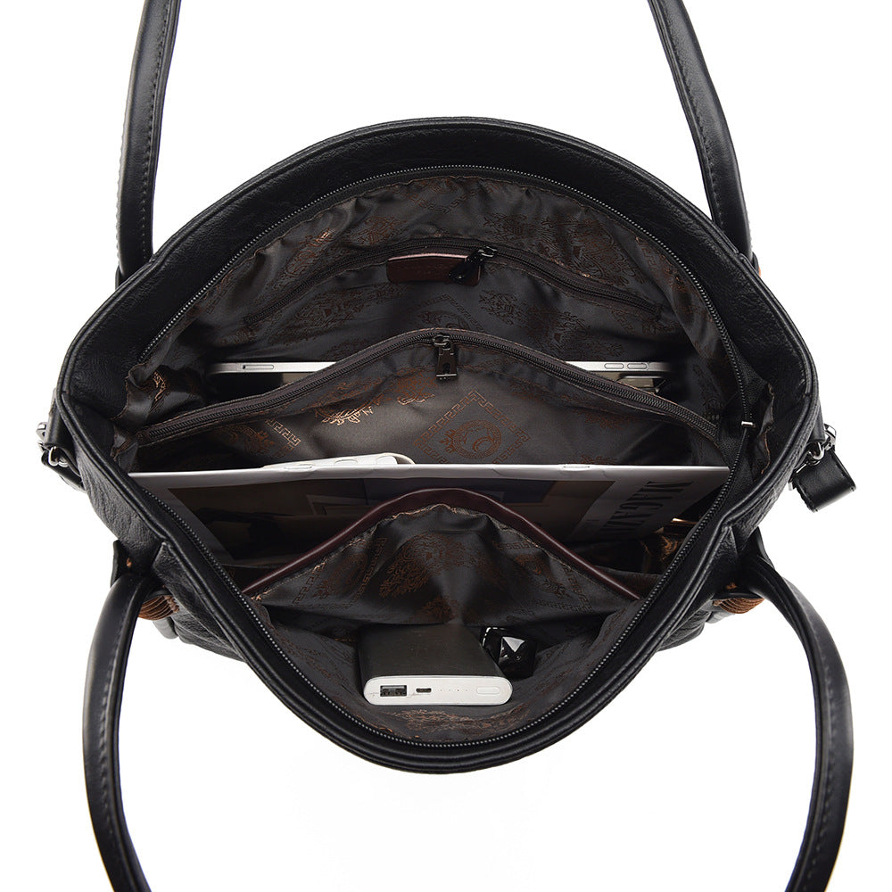 Bag Tote Bag Korean Loose Women Bag Simple Office Crossbody Bag Large Capacity Shoulder Bag Women