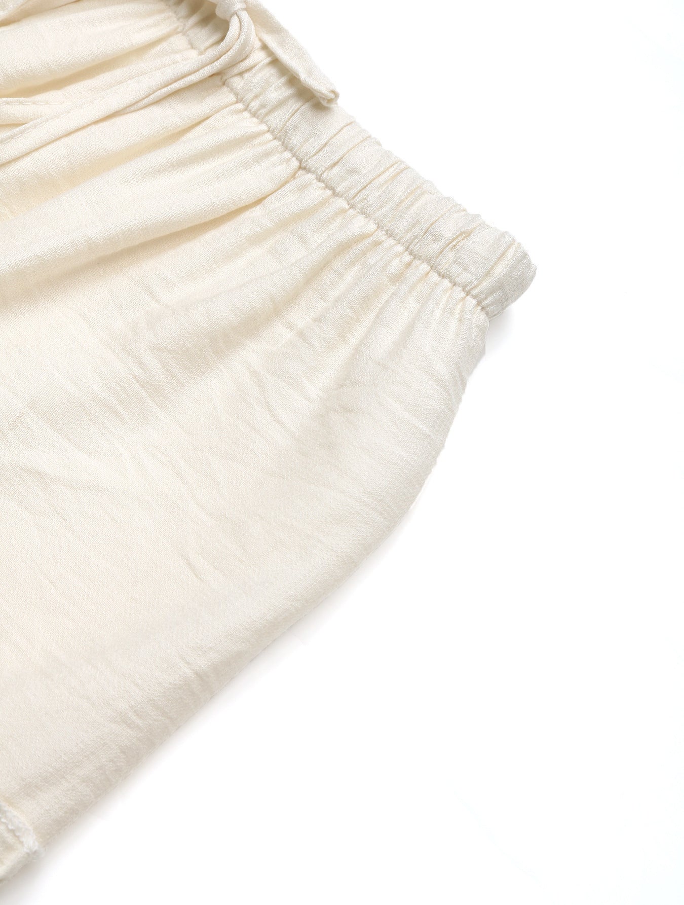 Summer White Stitching Skirt Women Simple Elastic Waist A line Umbrella Maxi Skirt