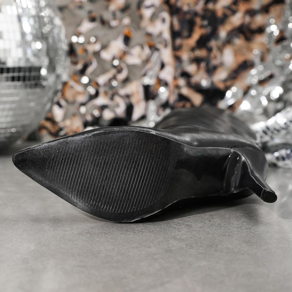 Pointed Toe Autumn Winter Personality Stiletto Heel Side Zipper Stiletto Heel Ladies High Heeled Boots - GLAMWEARS