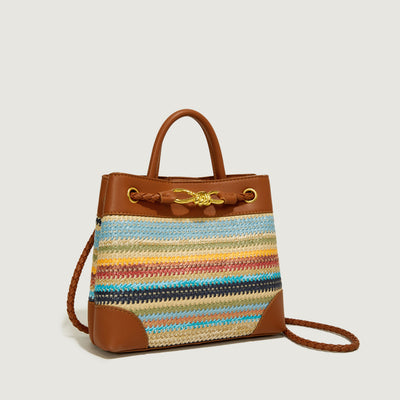 Messenger Bag Korean Niche Straw Woven Bag for Women Summer All Matching Beach Handbag
