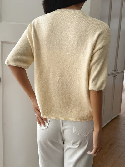 Women Casual Holiday Atmosphere Short Sleeve Sweater