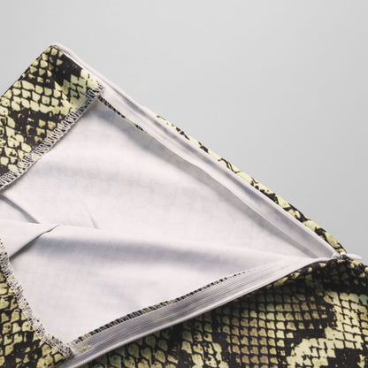 Summer Women Clothing Skirt Popular Snake Pattern Straight Skirt