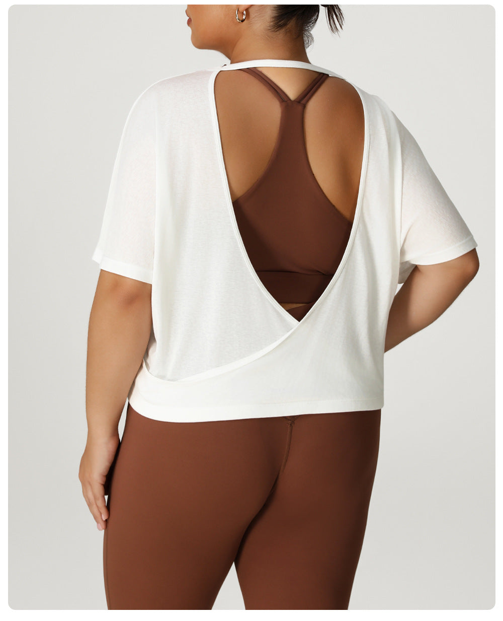 Plus Size Sports Blouse Fitness Yoga Wear T shirt Sportswear Half Sleeve T shirt Women Yoga Wear Top