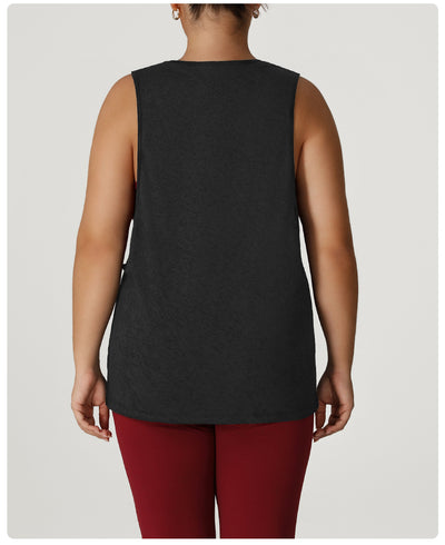 Plus Size Yoga Wear Vest Sports Yoga Wear Yoga Clothing Top Hip Covering Plump Girls Summer T shirt
