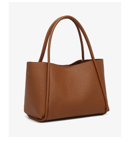 Handbags Women Niche Soft Leather Vegetable Basket Bag Large Capacity High Grade Handbag - GLAMWEARS
