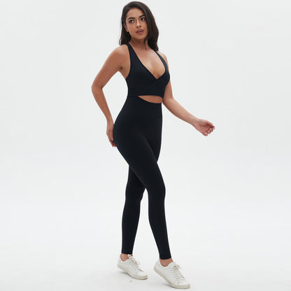 Seamless Cross Bra Peach Skinny Hip Lift Yoga Suit Sports Running Fitness Yoga Wear Women