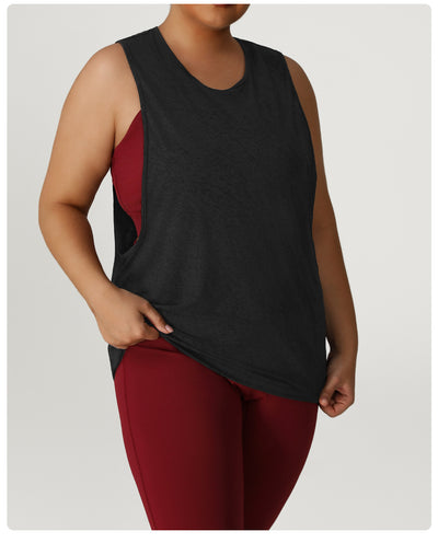 Plus Size Yoga Wear Vest Sports Yoga Wear Yoga Clothing Top Hip Covering Plump Girls Summer T shirt