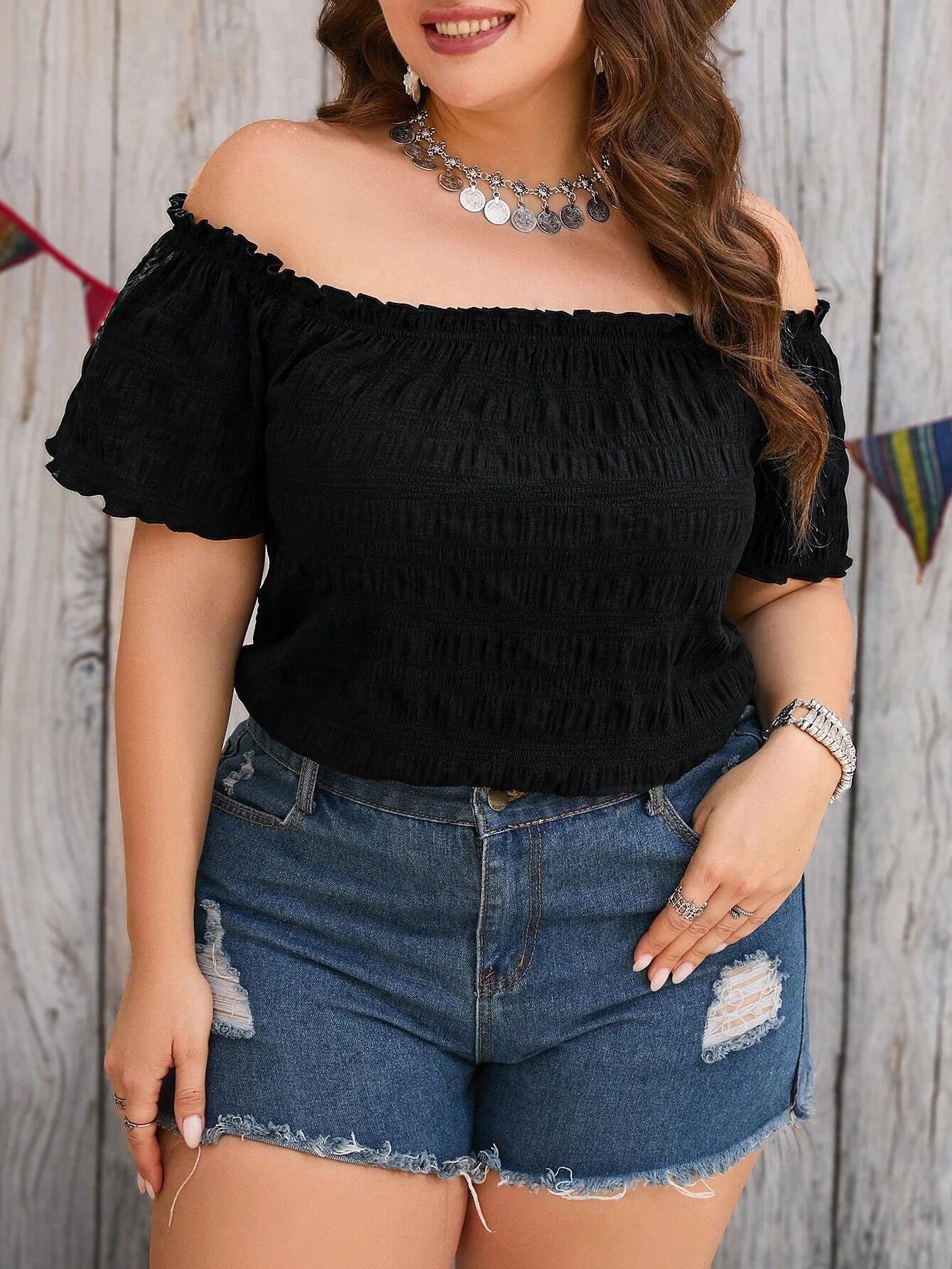 Women Clothing Sweet Spicy Tube Top T shirt Summer Solid Color off Neck Short Top