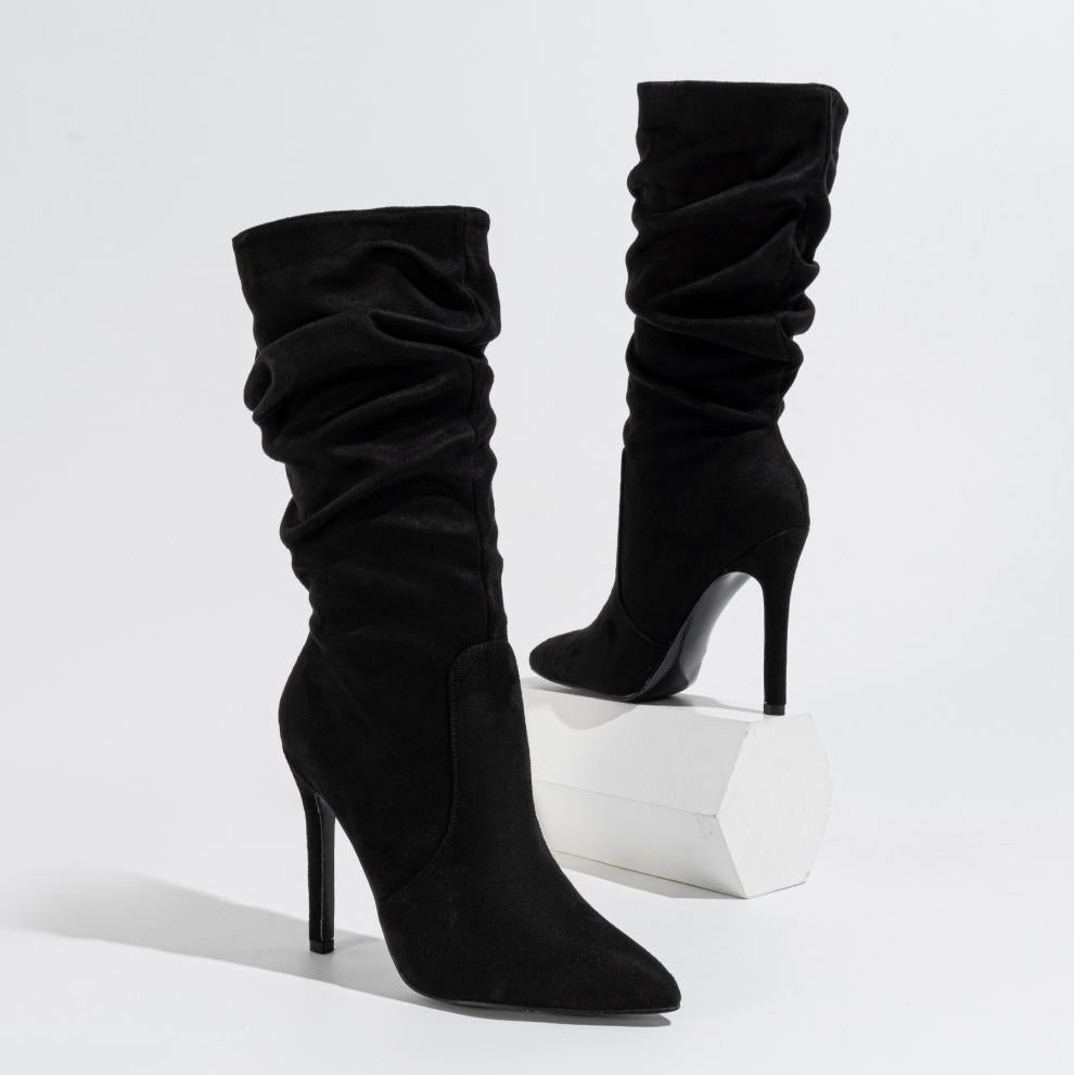 Stiletto All Match Outdoor Comfortable plus Size Women Boots