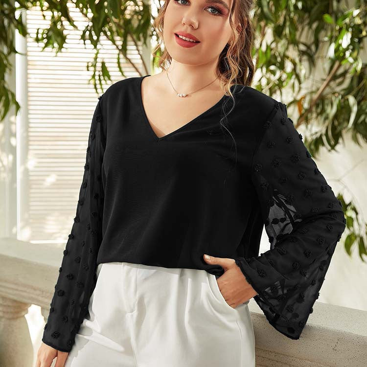 Plus Size Women Top Women Clothes Top Bottoming Shirt