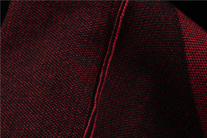 Love Tassel Autumn Winter Sweater Fashionable Knitted round Neck Stitching round Neck Pullover Top Knitting