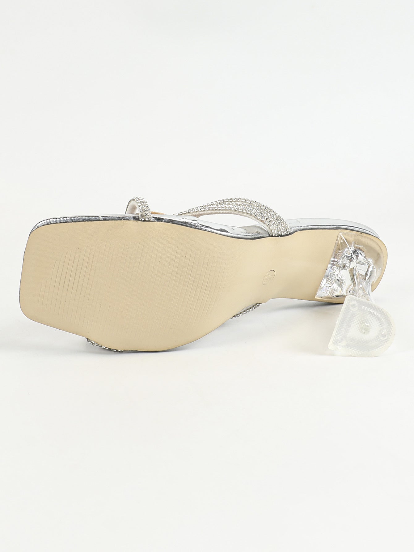 High Heel Platform Shoes Bar Model Catwalk Women Transparent Crystal High Heel Sandals Party Women Ultra High Heel
