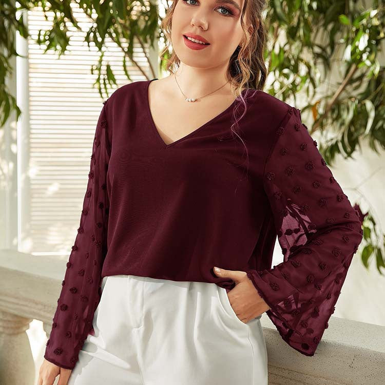 Plus Size Women Top Women Clothes Top Bottoming Shirt