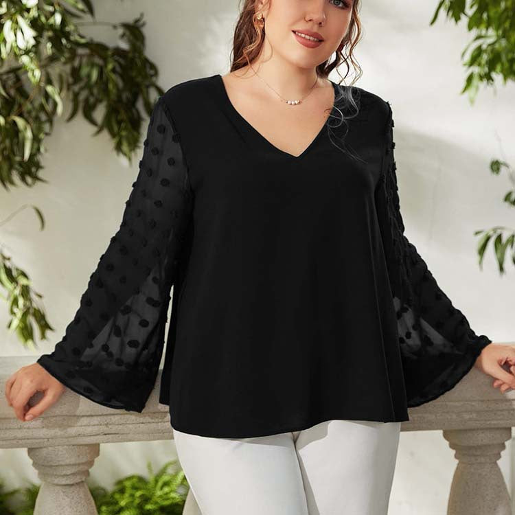 Plus Size Women Top Women Clothes Top Bottoming Shirt