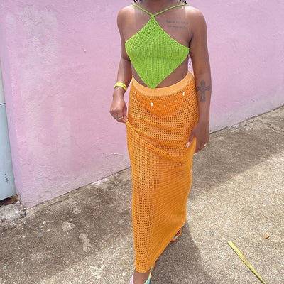 Orange Skirt