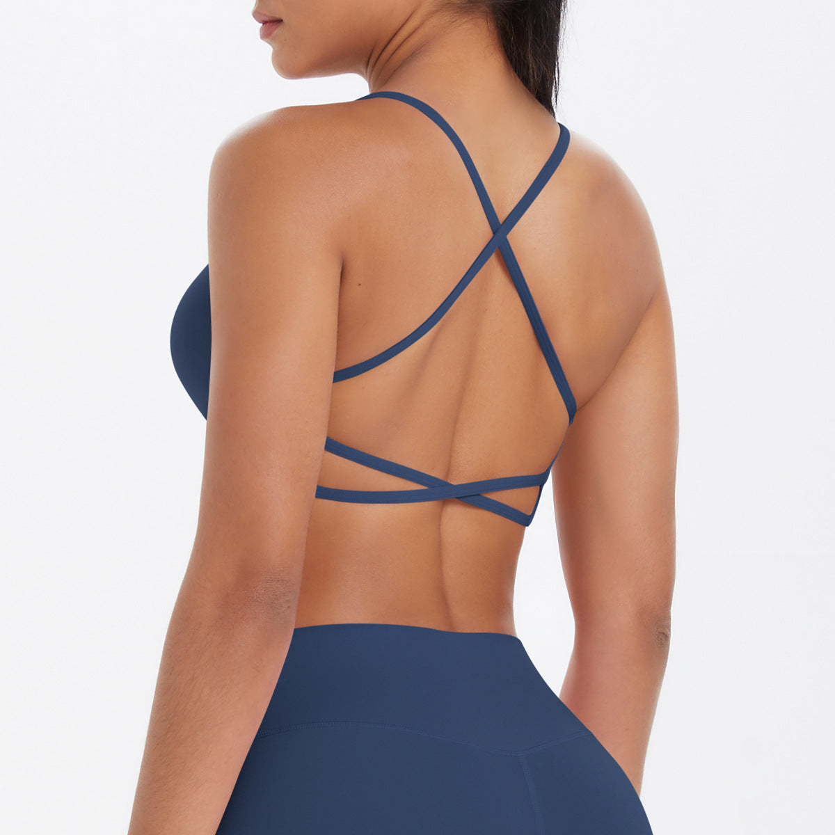 Underwear Push up Cross Sexy Beauty Back Strap Yoga Bra Running Workout Vest Sports