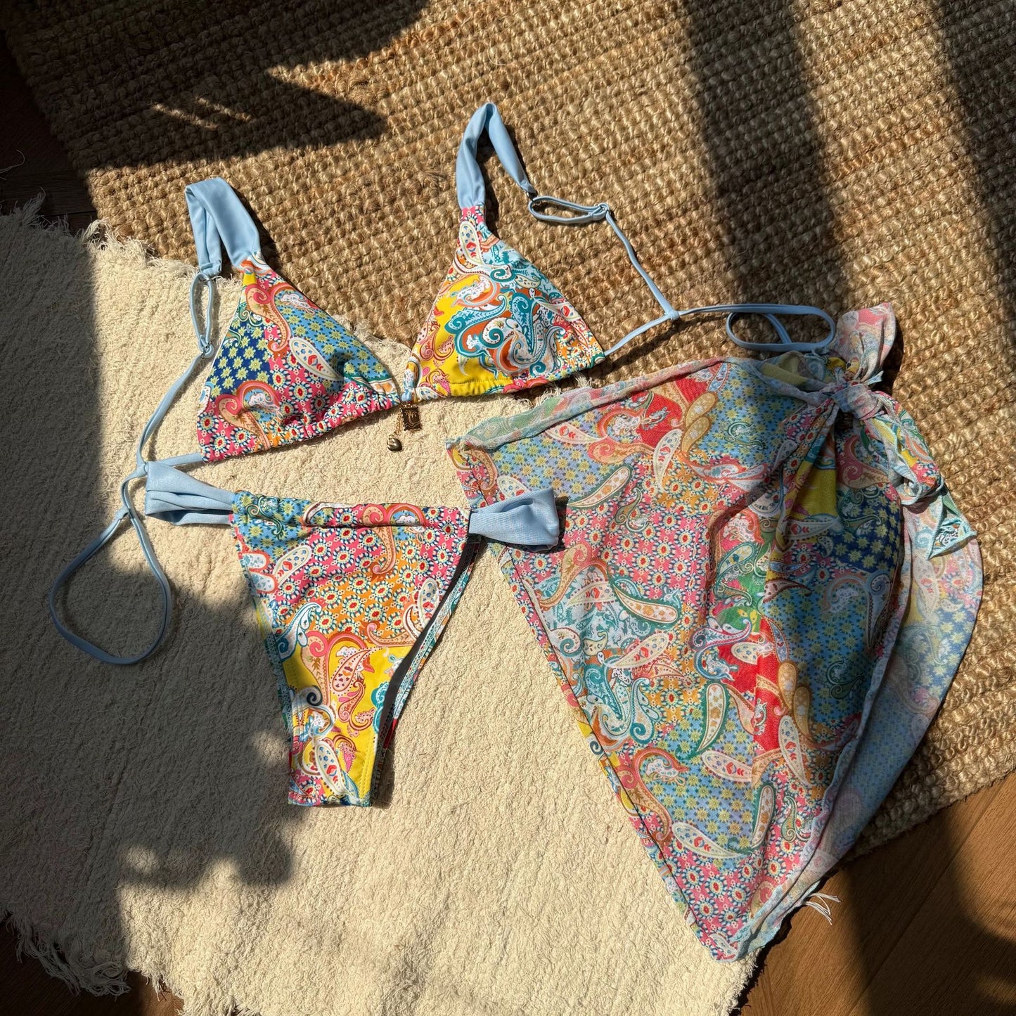 Sexy Swimsuit Women Three Piece Sets Bikini Swimsuit Outfit