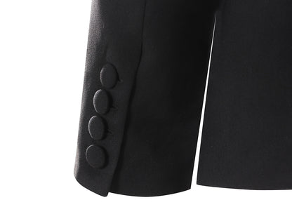 Special Interest Design High Grade European Crystal Rhinestone Beaded Adult Women Loose Blazer