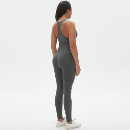 Seamless Cross Bra Peach Skinny Hip Lift Yoga Suit Sports Running Fitness Yoga Wear Women