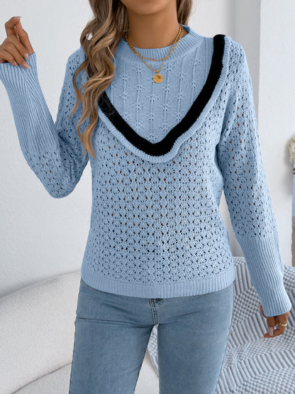 Women Clothing Autumn Winter Fungus Long Sleeve Pullover