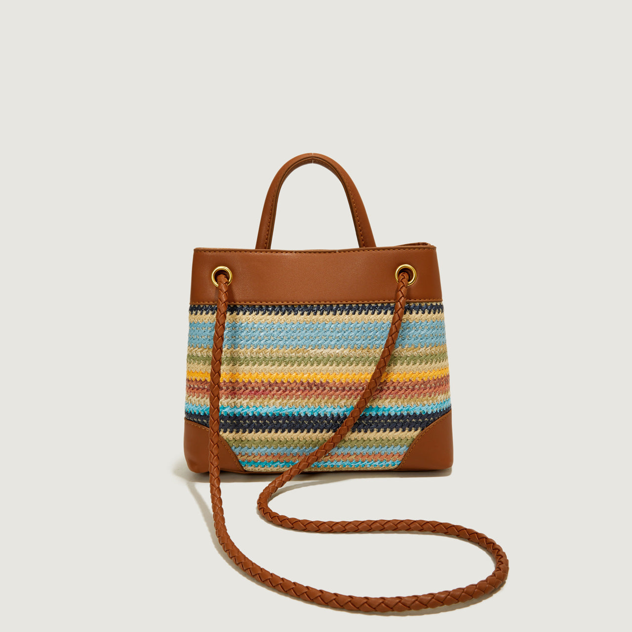 Messenger Bag Korean Niche Straw Woven Bag for Women Summer All Matching Beach Handbag