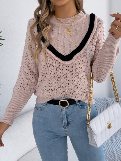 Women Clothing Autumn Winter Fungus Long Sleeve Pullover