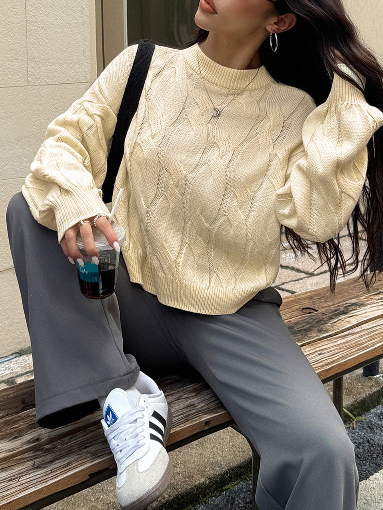 Casual Simple Long Sleeve Bottoming Shirt Sweaters Women Clothing Autumn Winter